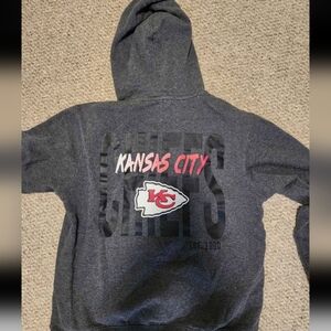 Kansas City Chiefs Gray Hoodie with Team Logo